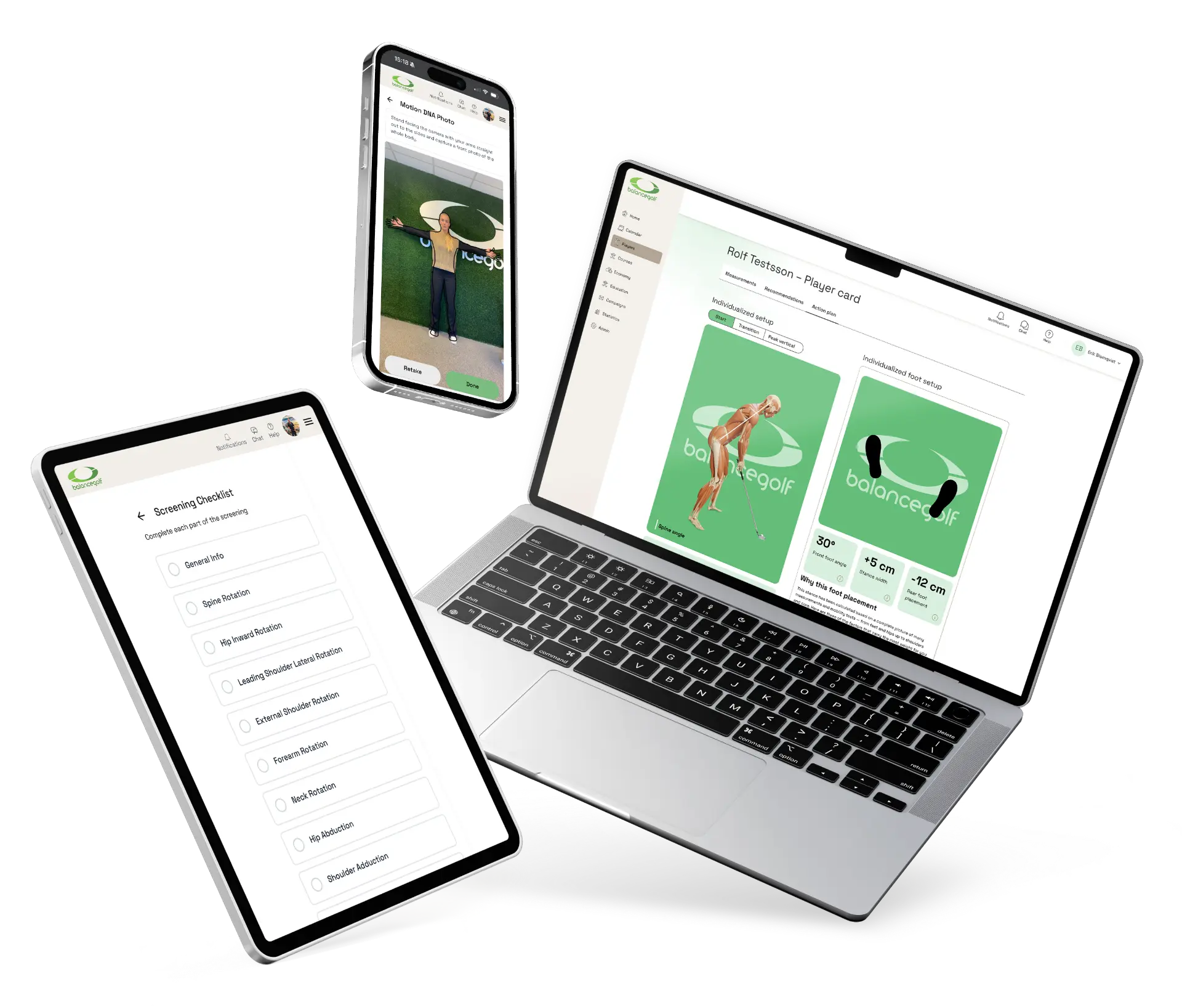 Motion DNA Coach — devices