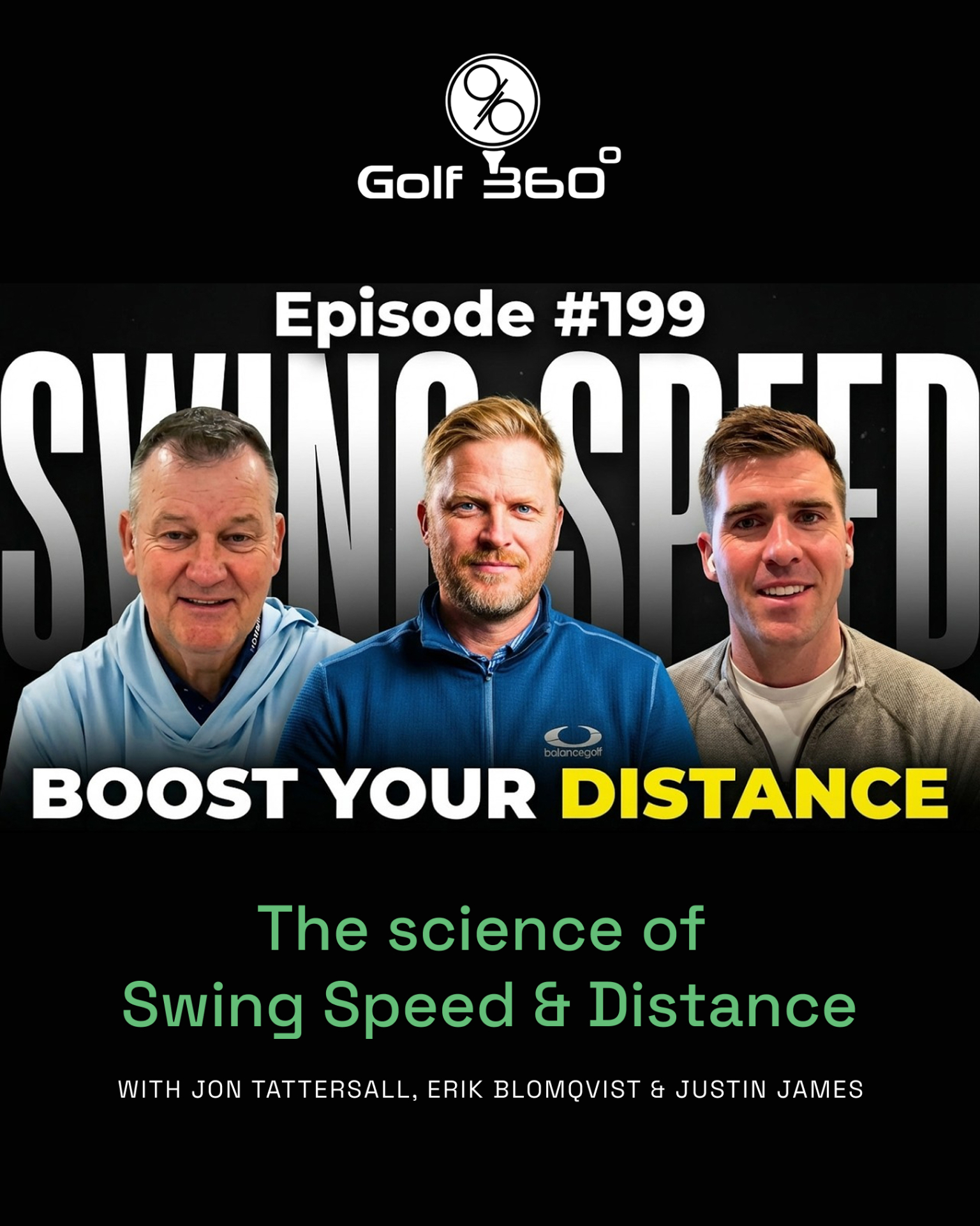 Golf 360 podcast — Swing Speed, Boost your distance